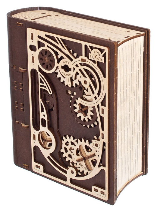 Ugears Livre des secrets - Maquette mécanique en bois 3D