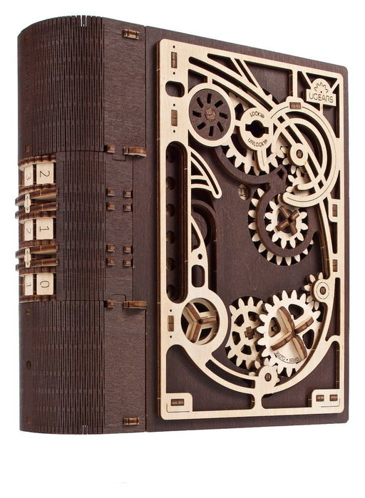 Ugears Livre des secrets - Maquette mécanique en bois 3D
