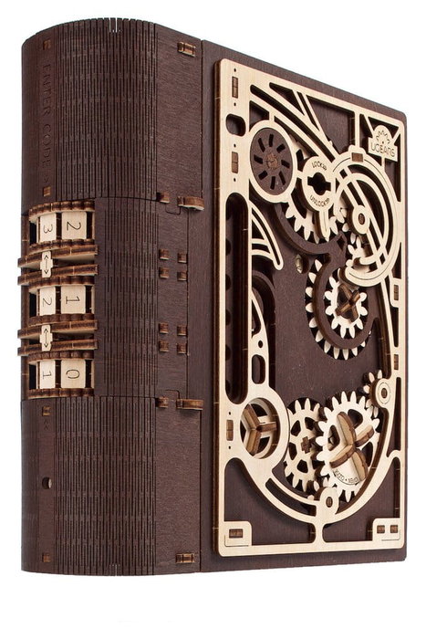 Ugears Livre des secrets - Maquette mécanique en bois 3D