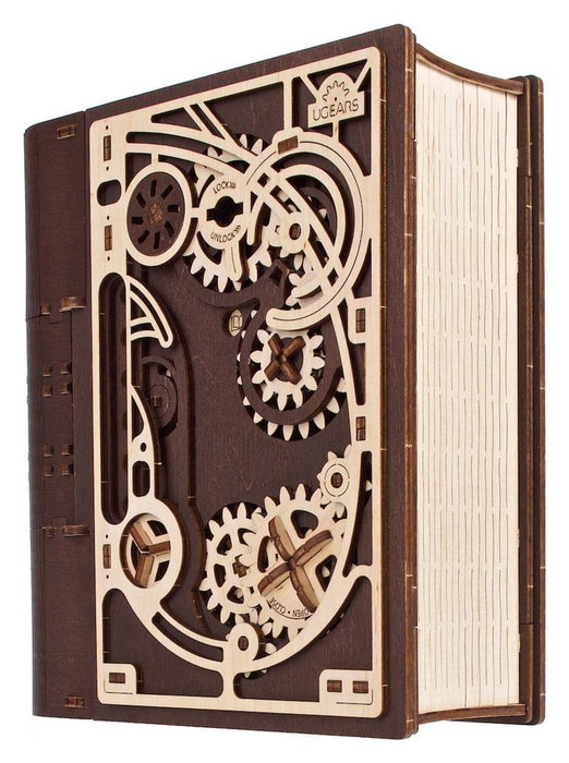 Ugears Livre des secrets - Maquette mécanique en bois 3D