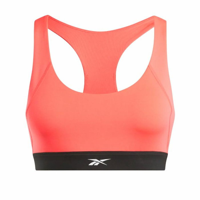 Soutien-gorge de Sport Reebok Train Race Corail Soutien-gorge de Sport Reebok Train Race Corail
