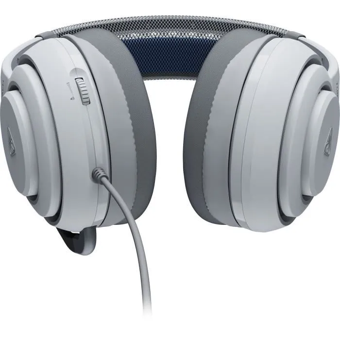 Turtle Beach Casque Gaming Atlas 200 filaire (TBS-3002-15) avec transducteurs 50mm - Officiellement sous licence pour PS5/PS4 - Blanc