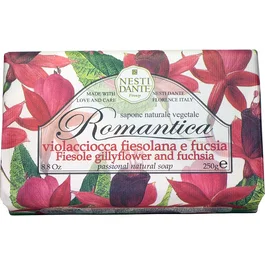 Nesti Dante Romantica Gillyflower & Fucsia Pain de savon 250 g
