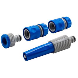 Riegolux RGX KIT LANZA+3RACOR BIM.1/2''-5/8'' ACQUASTOP