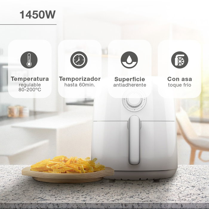 Väline Sabiri Friteuse sans huile 3,2 L Blanco et Plata mate
