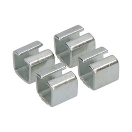 Edm CDD07 Réducteur carré en acier zingué 8 x 8 mm intérieur 6 mm lot de 4 blister
