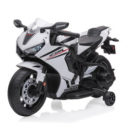Tachan Moto électrique enfant Honda CBR1000RR 12V - Avec licence officielle, LED, USB/MP3 et 2 batteries - Âge recommandé +3 ans