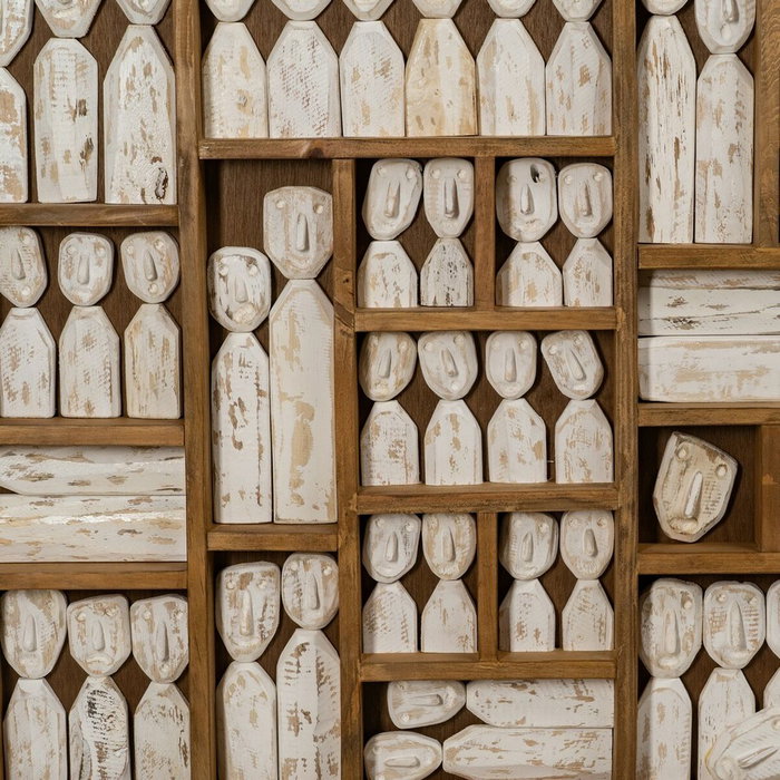 Cadre Marron Beige Bois 120 x 164 x 6 cm