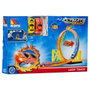Molto Piste de course Ultimate Track avec looping de 150 cm pour figures acrobatiques - Circuit de voiture inclut 1 véhicule