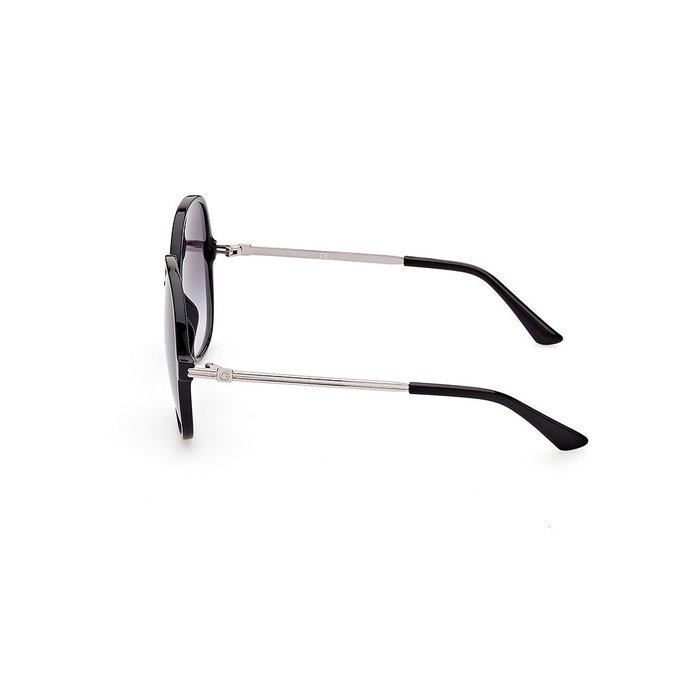 Guess GU7844 01B Lunettes de Soleil Homme Rectangulaire Noir Verres Fumés Gradient Smoke 59 mm
