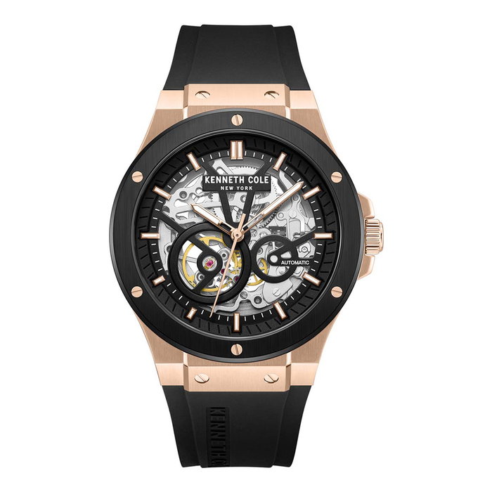 Kenneth Cole KCWGZ0063902 - Montre automatique rose et noir Kenneth Cole KCWGZ0063902 - Montre automatique rose et noir