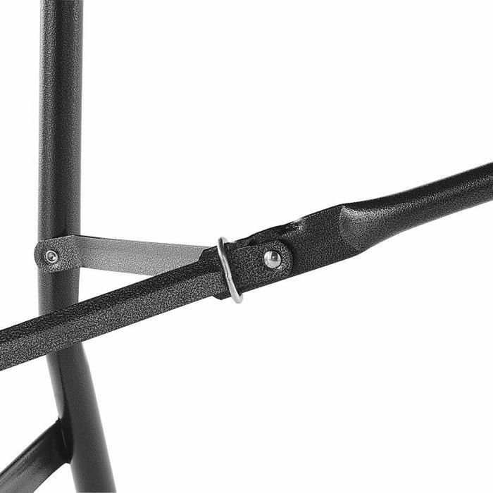 Table de réception pliante 180 cm Noir