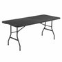 Table de réception pliante 180 cm Noir