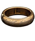 Le Seigneur des Anneaux bague tungstène Anneau Unique (plaqué or) Taille 06 Le Seigneur des Anneaux bague tungstène Anneau Unique (plaqué or) Taille 06