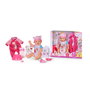 MGA Poupée Emma 43 cm pour bébé Baby Born avec 10+1 accessoires (album, biberon, orinal) et fonction d'alimentation à eau - Jeu sans piles