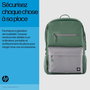 HP Sac à dos Campus pour ordinateur portable 15.6 pouces, organisation avec sangles rembourrées et compartiment sécurisé, vert