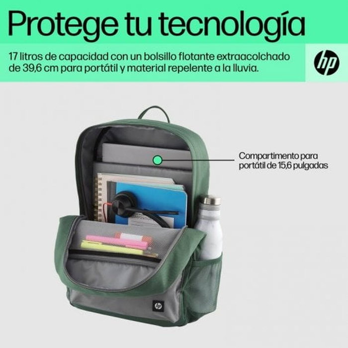 HP Sac à dos Campus 15,6 pouces Vert et Gris HP Sac à dos Campus 15,6 pouces Vert et Gris