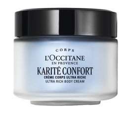 L'Occitane En Provence Crème Corps Karité Confort Ultra-Nourrissante pour Peaux Sèches et Sensibles Rechargeable 200 ml