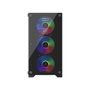 Keep Out XC-201 Glass Boîtier PC Gaming Noir Micro-ATX/ITX avec panneau vitré ARGB