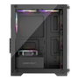 Keep Out XC-201 Glass Boîtier PC Gaming Noir Micro-ATX/ITX avec panneau vitré ARGB