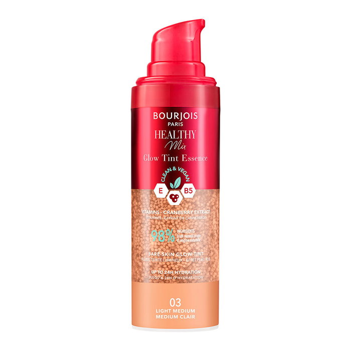 Bourjois Healthy Mix Glow Tint Essence - Fond de teint hydratant effet bonne mine - Teinte #03 Light Medium 30 ml