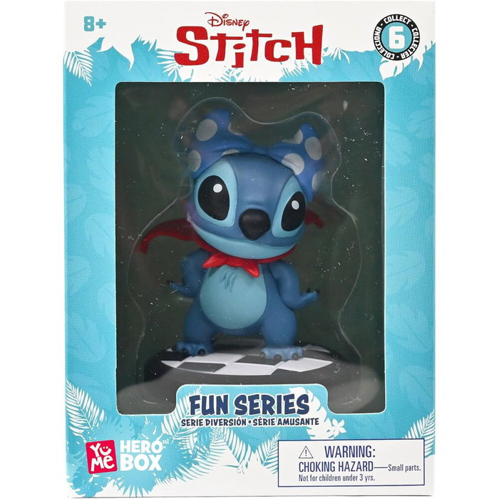 YUME TOYS Figurine Stitch Super Héro Disney Stitch Hero Box - 8 cm