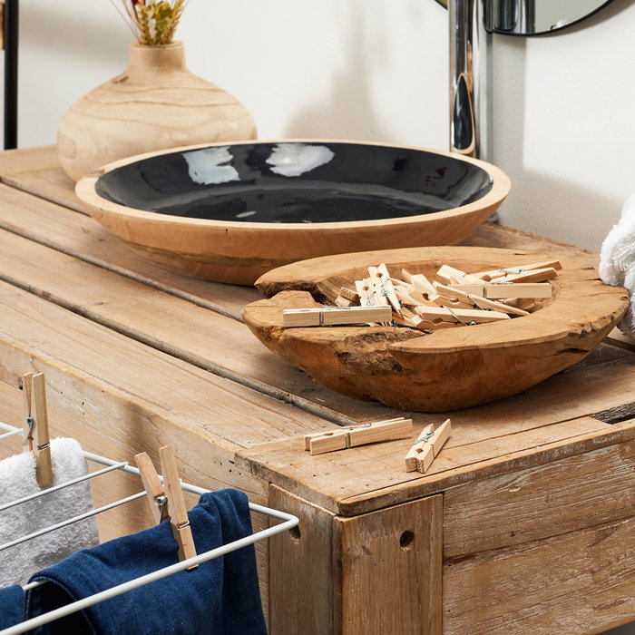 Je cherche une Idee Lot de 24 pinces à linge en bois de bouleau