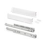 Emuca Tiroir extérieur Simplex, hauteur 88 mm, profondeur 490 mm, blanc