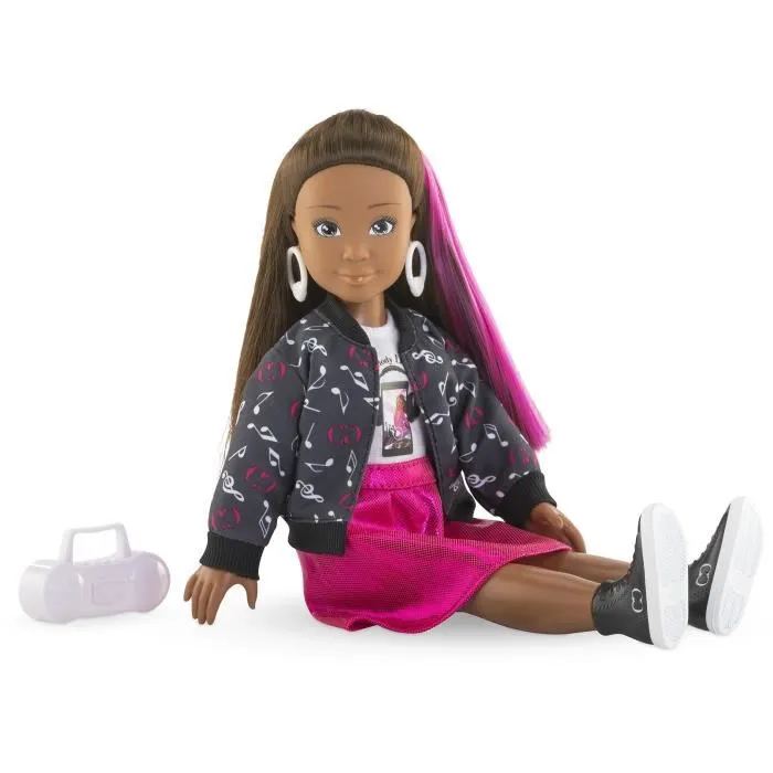Corolle - Poupée mannequin Melody Music Studio - 28 cm - Avec 4 accessoires - Cheveux longs - Senteur vanille - Dès 4 ans Corolle - Poupée mannequin Melody Music Studio - 28 cm - Avec 4 accessoires - Cheveux longs - Senteur vanille - Dès 4 ans