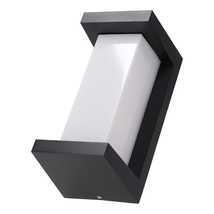 Aplique LED Cuauhtemoc 18W Blanc Aluminium Extérieur Moderne Élégant Lumens