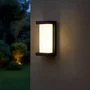 Aplique LED Cuauhtemoc 18W Blanc Aluminium Extérieur Moderne Élégant Lumens