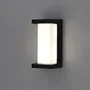 Aplique LED Cuauhtemoc 18W Blanc Aluminium Extérieur Moderne Élégant Lumens