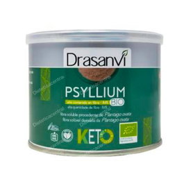 Drasanvi Psyllium Bio en poudre 200 g, fibre soluble, pour régime Keto, produit sans gluten, Psyllium Bio 200 G Keto