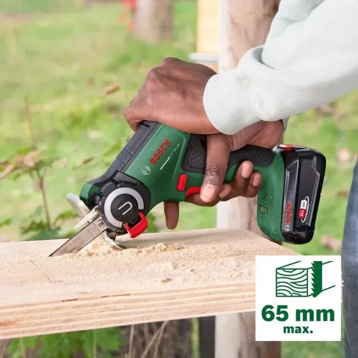 Bosch 06033D5200 - Élagueuse sans fil UniversalCut 18V, Profondeur de coupe 65 cm avec technologie NanoBlade, sans batterie Bosch 06033D5200 - Élagueuse sans fil UniversalCut 18V, Profondeur de coupe 65 cm avec technologie NanoBlade, sans batterie