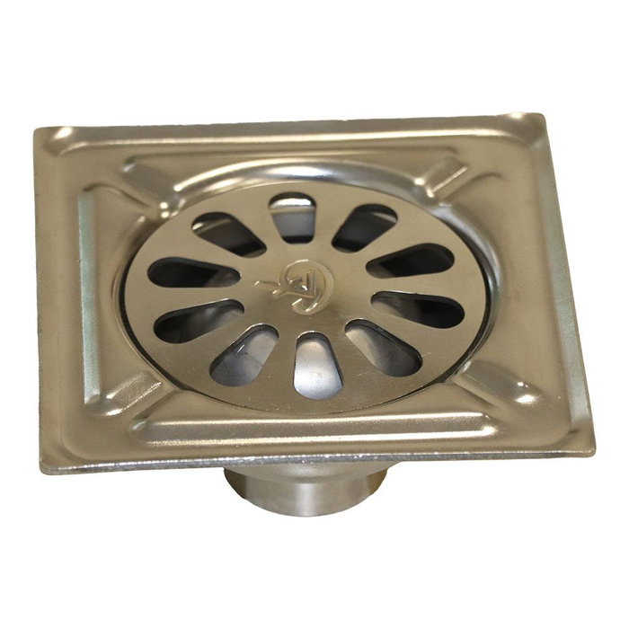 Fun And Go Sumidero de patio Marine 20 x 20 cm en acier inoxydable Fun And Go Sumidero de patio Marine 20 x 20 cm en acier inoxydable