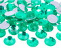 Innspiro Gemmes décoratives acryliques cercle vert 18mm 200u. approx.