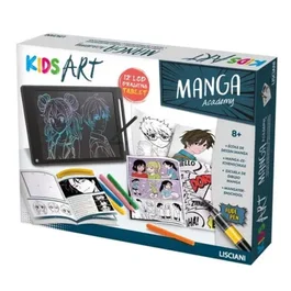 Liscianigiochi KIDS ART Manga Lab - Kit Dessin Manga avec Tablette LCD pour Débuter - À partir de 7 ans