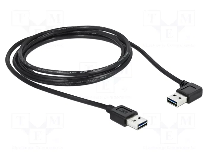 DELOCK Câble USB 2.0 Noir 1m DELOCK Câble USB 2.0 Noir 1m
