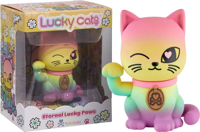 Lucky Cats Window Box figurine Eternal Lucky Paws 6 cm - Bixoto.com