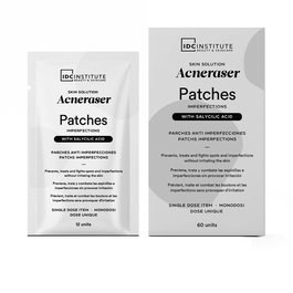 IDC - Parches Anti-Imperfecciones Acide Salicylique 24 Patches Transparents pour Peau Acnéique, Traitement des Boutons et Points Noirs