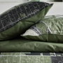 Today Parure de lit Java Vert Imprimé New York