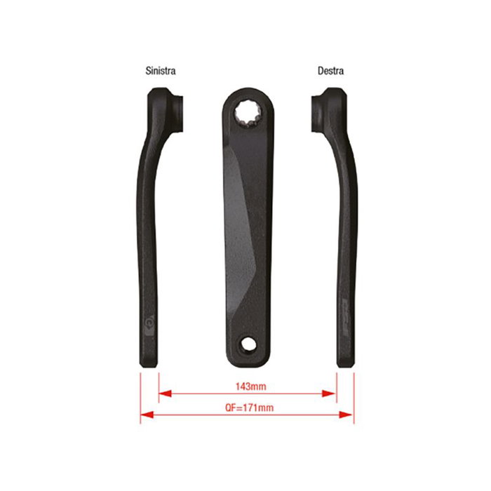 FSA Jeu de pédalier E-Bike CK-220/IS 175 mm FSA Jeu de pédalier E-Bike CK-220/IS 175 mm