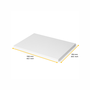 Emuca Plateaux de table, 1150x750, Peint en blanc, Bois