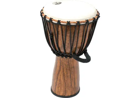 TANGA Djembe 14 pouces PVC imitation bois avec réglage de tension TANGA Djembe 14 pouces PVC imitation bois avec réglage de tension