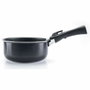 Arthur Martin AM120B Set de 3 casseroles 16-18-20 cm + 1 poignée, Noir