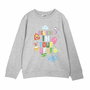 Sweat sans capuche unisex Inside Out Gris 4 ans
