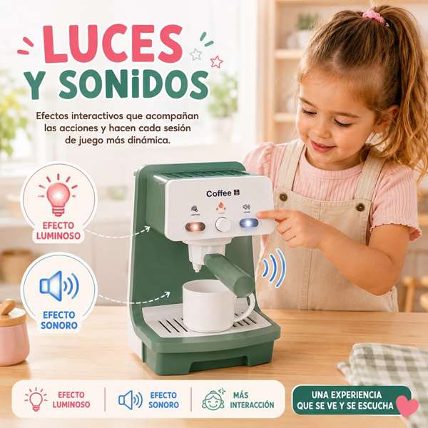 Jugatoys - jugahome Cafetière Électrique avec tasse Jugatoys - jugahome Cafetière Électrique avec tasse