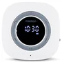 MEDION Radio de Douche FM Bluetooth 5.0 IPX6 Étanche avec Ventouse, Autonomie 12h, Mains Libres, Alarme, Blanc