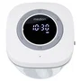 MEDION Radio de Douche FM Bluetooth 5.0 IPX6 Étanche avec Ventouse, Autonomie 12h, Mains Libres, Alarme, Blanc