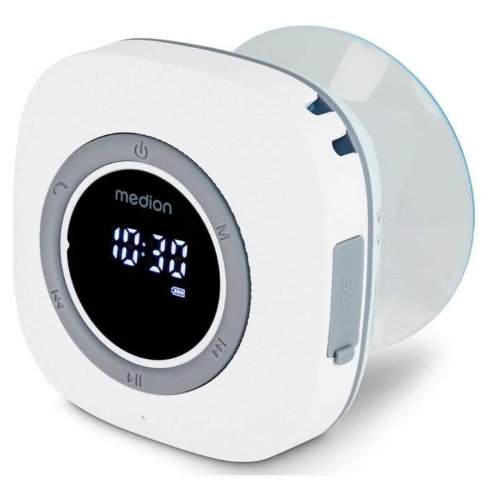 Medion Radio de Douche FM Bluetooth IPX6 Blanc Medion Radio de Douche FM Bluetooth IPX6 Blanc